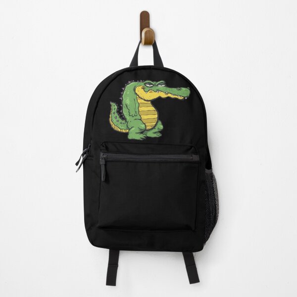 Item preview, A cartoon style artwork of a lazy alligator designed and sold by crazycollective.