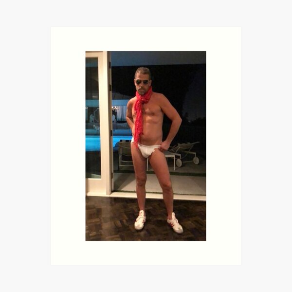 Hunter Biden Jock Strap Art Print