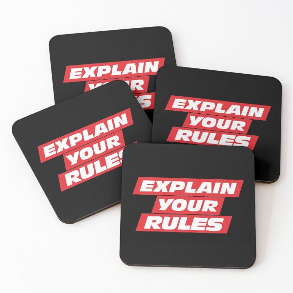 Item preview, Explain your rules birthday quote. designed and sold by angelisart.