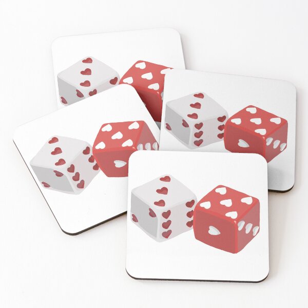 Item preview, Heart dice designed and sold by AriannaCreates.