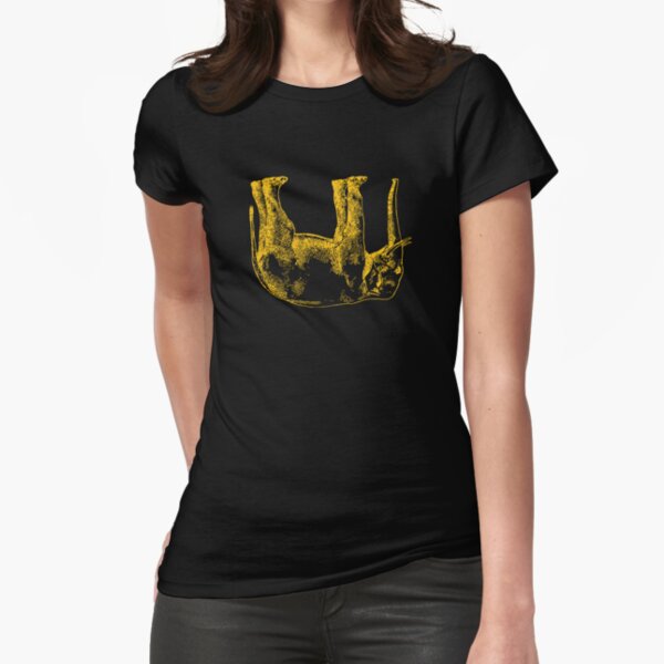 Upside down elephant. Elephant Club Gdańsk Poland INCOGNITO Fitted T-Shirt