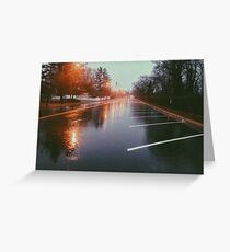 7:42, Walked out of a forest to find rain Greeting Card