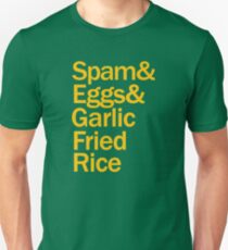Spam, Eggs, Garlic Fried Rice Slim Fit T-Shirt