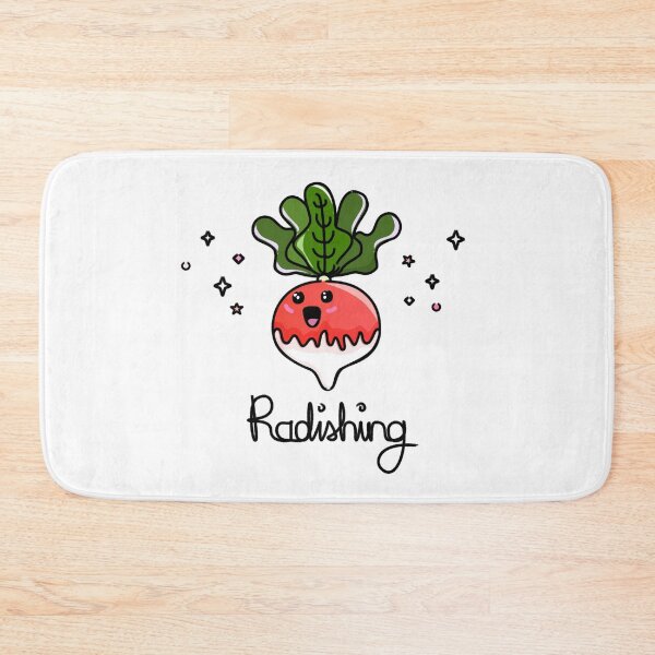 Item preview, Cute Radish. Cartoon Illustration designed and sold by FlamesandFrost.