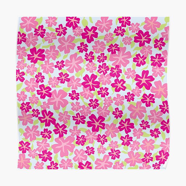 Cherry Blossoms on the Wind Poster