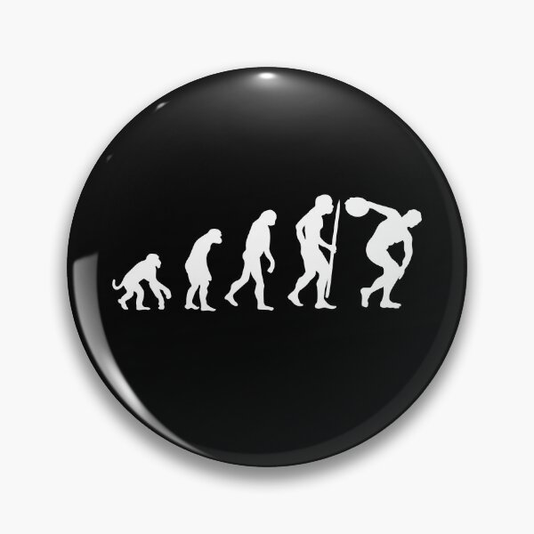 Item preview, Evolution discus throw Discobolus discus thrower designed and sold by LaundryFactory.