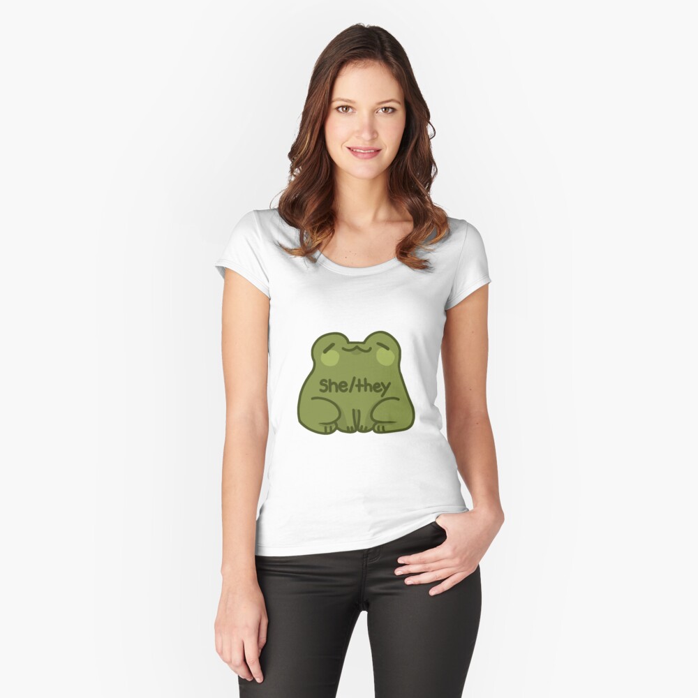 Item preview, Fitted Scoop T-Shirt designed and sold by humblemushroom.