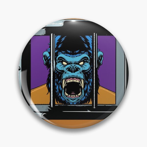 Item preview, Gorilla Behind Bars designed and sold by flofin.