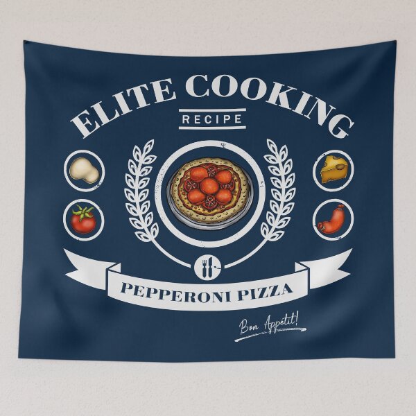 Item preview, Elite Cooking - Pepperoni Pizza designed and sold by Chutakoopas.