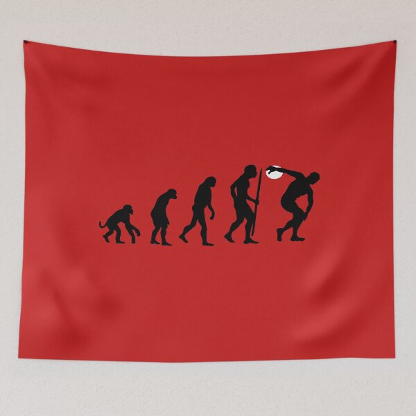 Item preview, Copy of Evolution discus throw Discobolus discus thrower Athlete designed and sold by LaundryFactory.