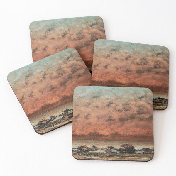 Item preview, The Black Rocks at Trouville, 1866 Gustave Courbet designed and sold by Junsu Lim.