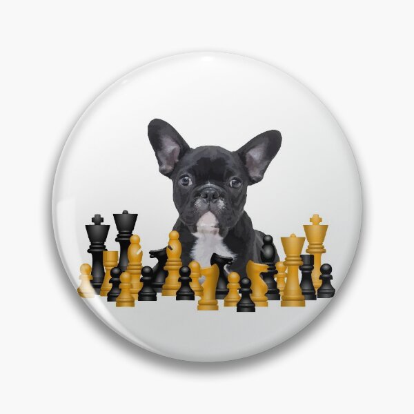 Artikelvorschau, French Bulldog - Chess Game entworfen und verkauft von Move-Art.