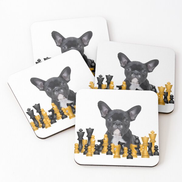 Item preview, French Bulldog - Chess Game designed and sold by Move-Art.
