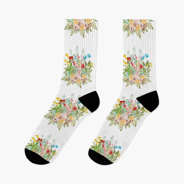 Artikelvorschau, Netter Hase in den Wildblumen entworfen und verkauft von RaineOnMe.
