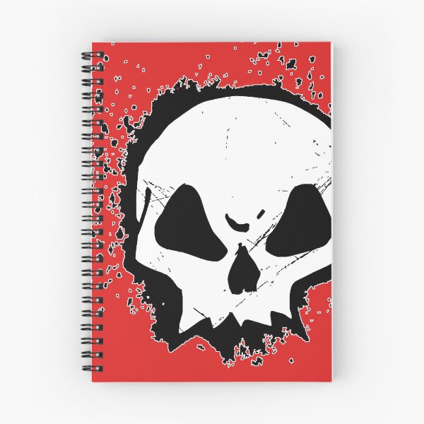 Item preview, Skull with splashes designed and sold by Bitxeja.