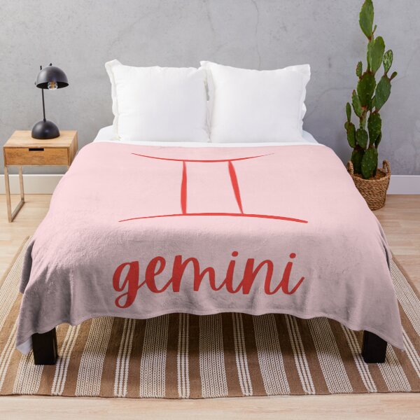 Item preview, minimalist gemini in red and pink designed and sold by neopop.