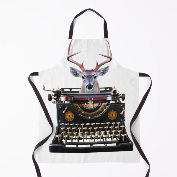 Item preview, Reindeer - Moose - Typewriter Author Journalist designed and sold by Move-Art.