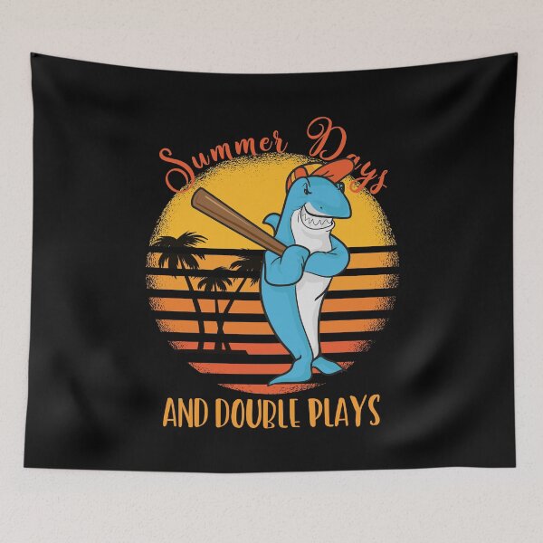 Item preview, Baseball Quote Summer Days And Double Plays designed and sold by OmmeDesigns.