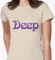 Deep Women's Fitted T-Shirt