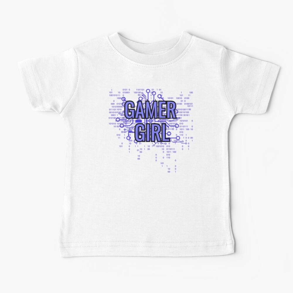 GAMER GIRL Electric Blue Baby T-Shirt
