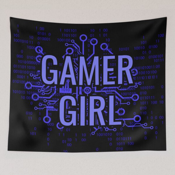 Item preview, GAMER GIRL Electric Blue designed and sold by FutureImaging.