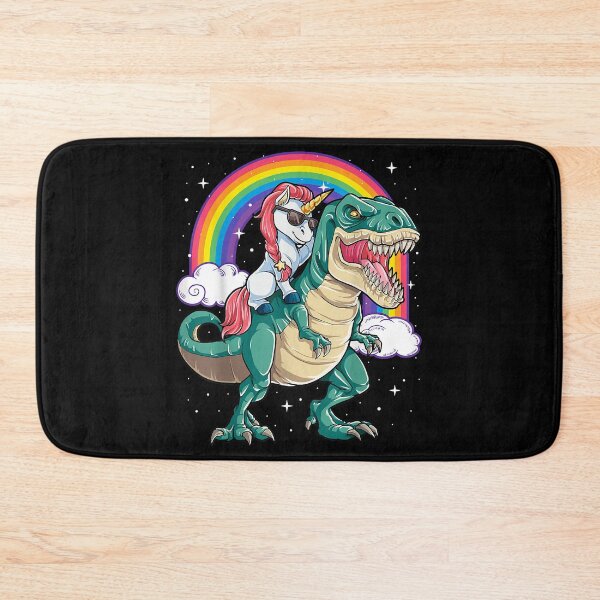 Item preview, Unicorn Riding T-Rex A Tyranosaurus Rex Rided By A Unicorn designed and sold by HumbleShirt.