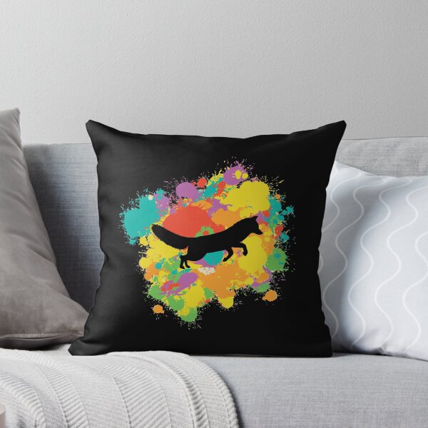 Item preview, Fox Silhouette With A Colorful Frame designed and sold by Paulina Vanlife.