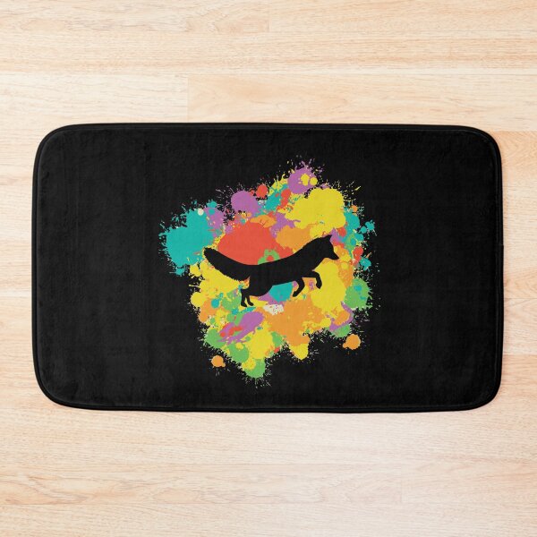 Item preview, Fox Silhouette With A Colorful Frame designed and sold by Paulina Vanlife.