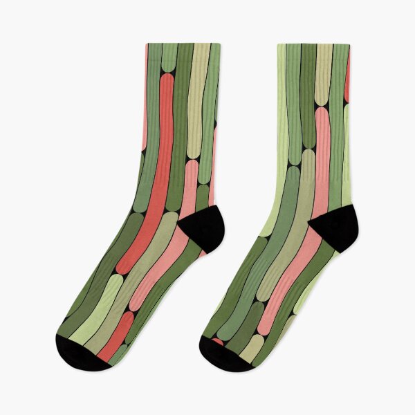 Item preview, Watermelon Color Linear Pattern designed and sold by MagicSpread.