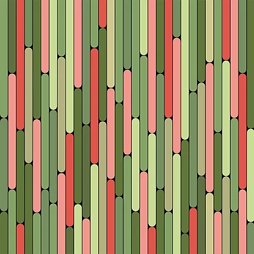 Artwork thumbnail, Watermelon Color Linear Pattern by MagicSpread