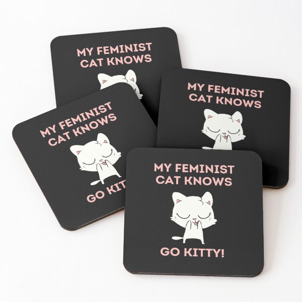 Item preview, My Feminist Cat Knows designed and sold by SportyDogShop.