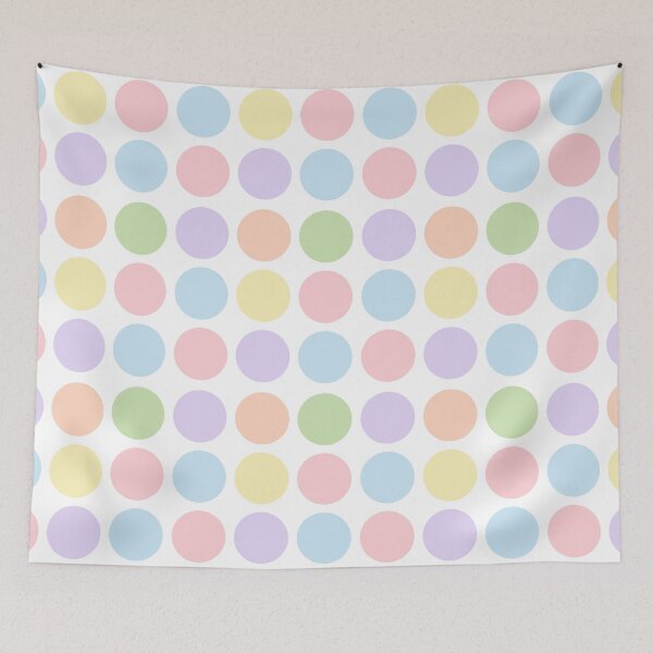 Item preview, Pastel Aesthetic Circles Dots Cute designed and sold by candymoondesign.