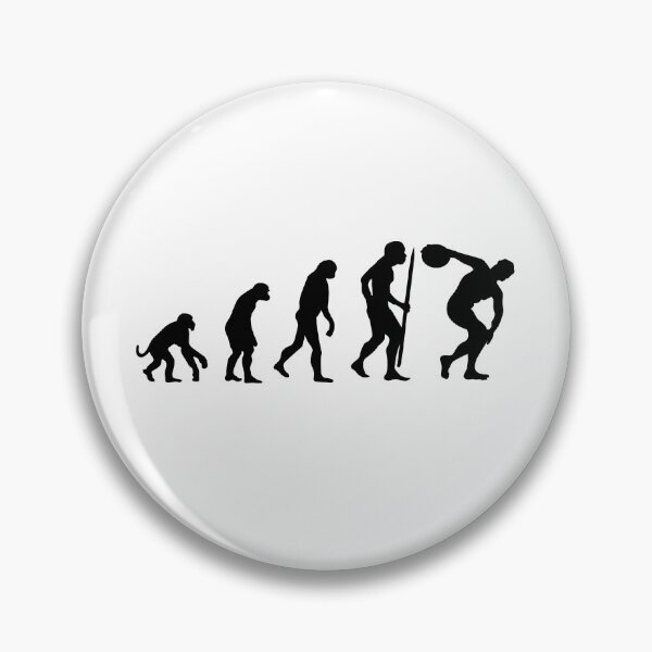 Item preview, Evolution discus throw Athlete discus thrower designed and sold by LaundryFactory.