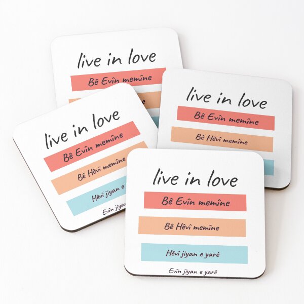 Item preview, Love, live in love. Evîn. rojbûn. Birthday. Gift. Diyari. Evin designed and sold by Brousk.