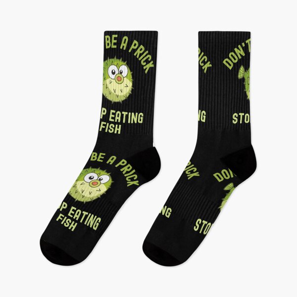 Item preview, Don't Be a Prick Stop Eating Fish designed and sold by GrlDad.