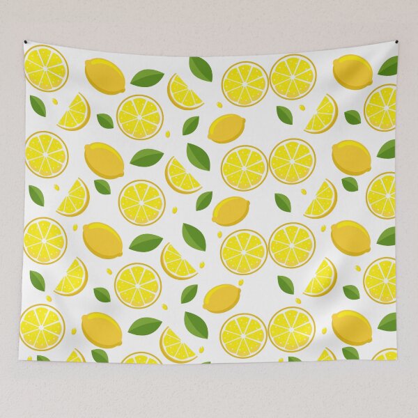 Item preview, Citrus pattern lemon ornament lemon botanical art citrus designed and sold by PicForHome.
