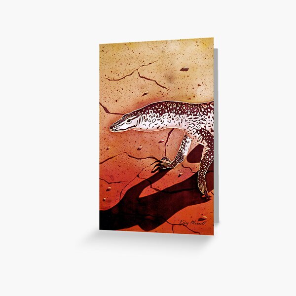 Perentie Greeting Card