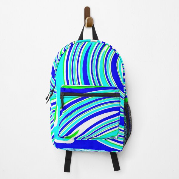 Item preview, Bright bue and green swirling pattern designed and sold by perlphoto.