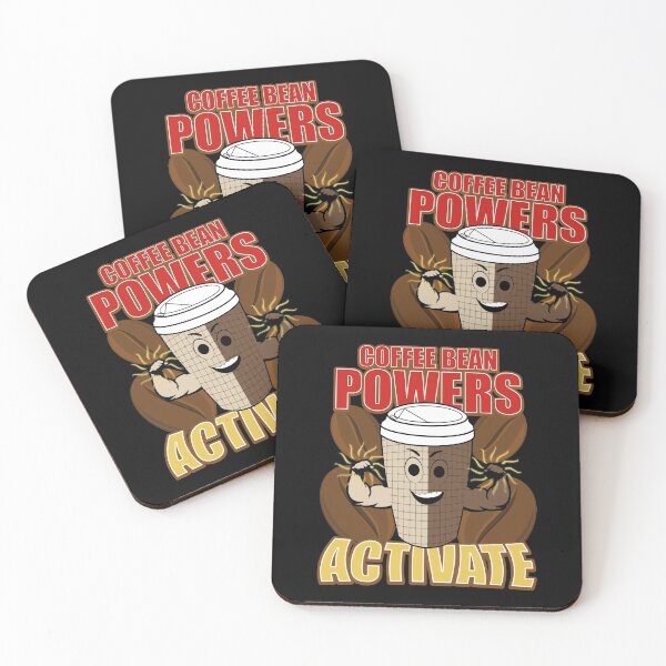 Item preview, Coffee Bean Powers Activate designed and sold by MoonsmileProd.