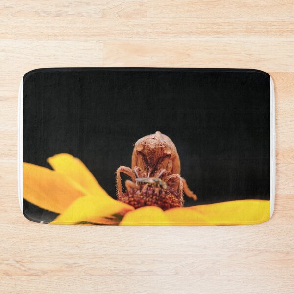 Item preview, Cicada Shell Left After Molt On A Sunflower designed and sold by AmberCamera.