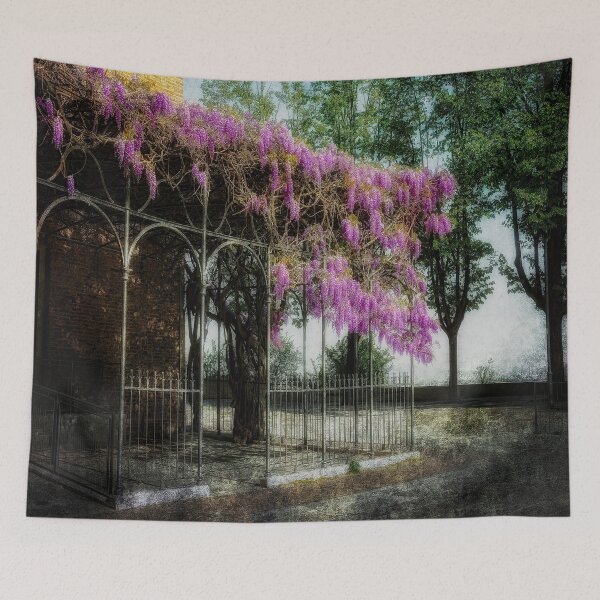 Item preview, Castello di Rivoli Italy and its historical wisteria designed and sold by ritadilalla.