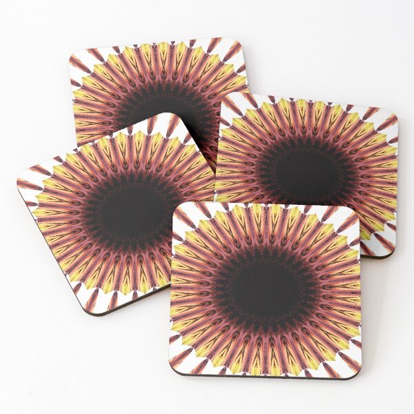 Item preview, Sunshine Sunflower Mandala Kaleidoscope designed and sold by DianeBP.