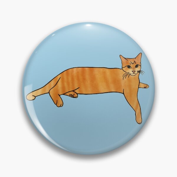 Item preview, Laying Orange Tabby Cat designed and sold by murialbezanson.