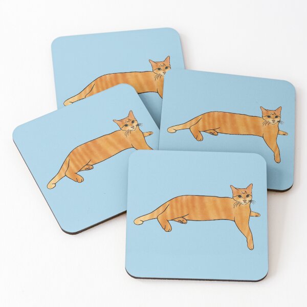 Item preview, Laying Orange Tabby Cat designed and sold by murialbezanson.