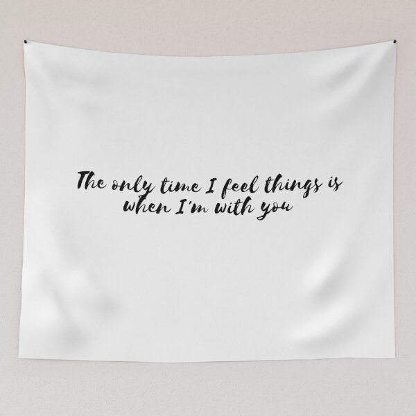 Item preview, Dickinson (tv show) quote from sue about sue and emily emisue- the only time i feel things is when im with you designed and sold by emcazalet.