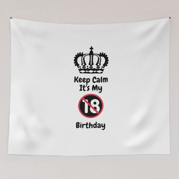 Item preview, Keep calm it's my 18th Birthday designed and sold by kocakashop.