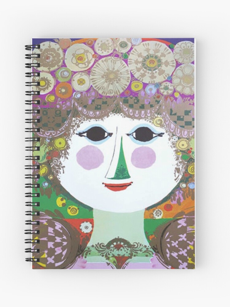 Bjorn Wallpaper Spiral Notebooks for Sale