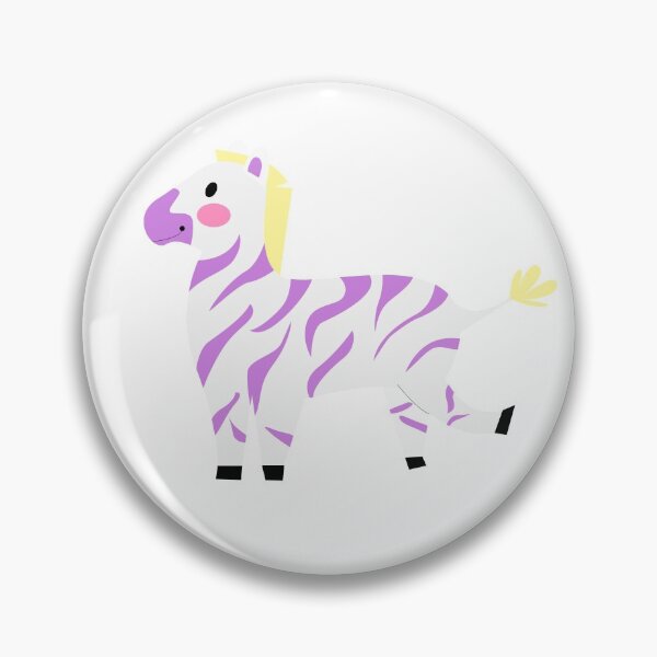 Artikelvorschau, Helles stilvolles Zebra mit lila Streifenentwurf entworfen und verkauft von Red-ElYoubi.