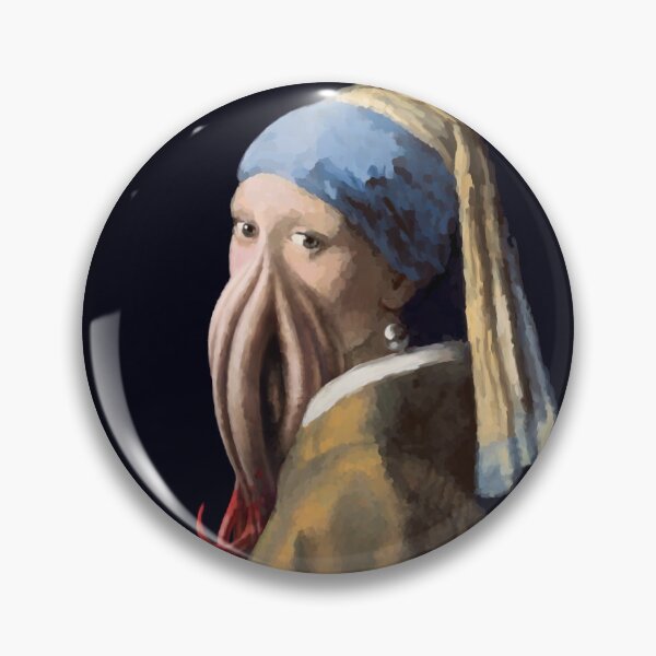 La Jeune Fille à la pieuvre Badge