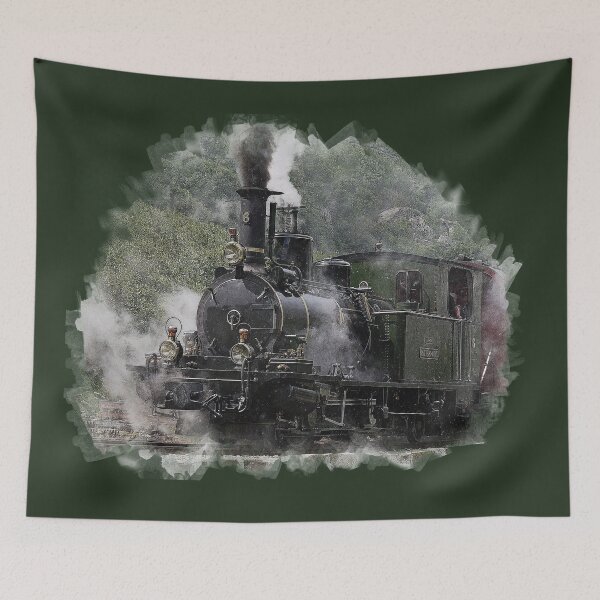 Item preview, Steam Train Nostalgia designed and sold by TrendyArtPrints.